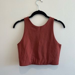 Girlfriend Collective Rust Paloma Racerback Sports Bra Size M
